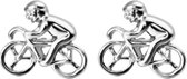 Manchetknopen-fiets- zilverkleur-metaal-Charme Bijoux