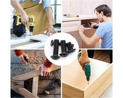Inbusschroef Zwart koolstofstaal Bouten En Moeren M3 M4 M5 M6 Inbusbouten Assortiment Set