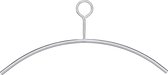 Kledinghanger RVS geborsteld dicht oog