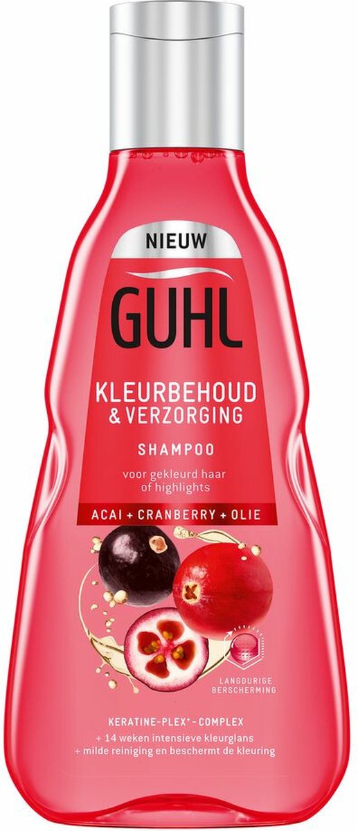 4x Guhl Shampoo kleurbehoud & verzorging 250ML