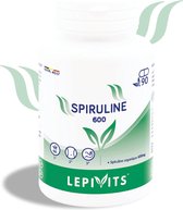 Spirulina 600 | 90 plantaardige capsules | Rijk aan Eiwit en Fycocyanine | Tonus & Vitaliteit | Gewichtsbeheersing | Made in Belgium | LEPIVITS