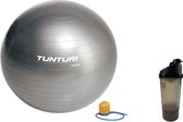 Tunturi - Fitness Set - Shakebeker - Gymball Zilver 55 cm