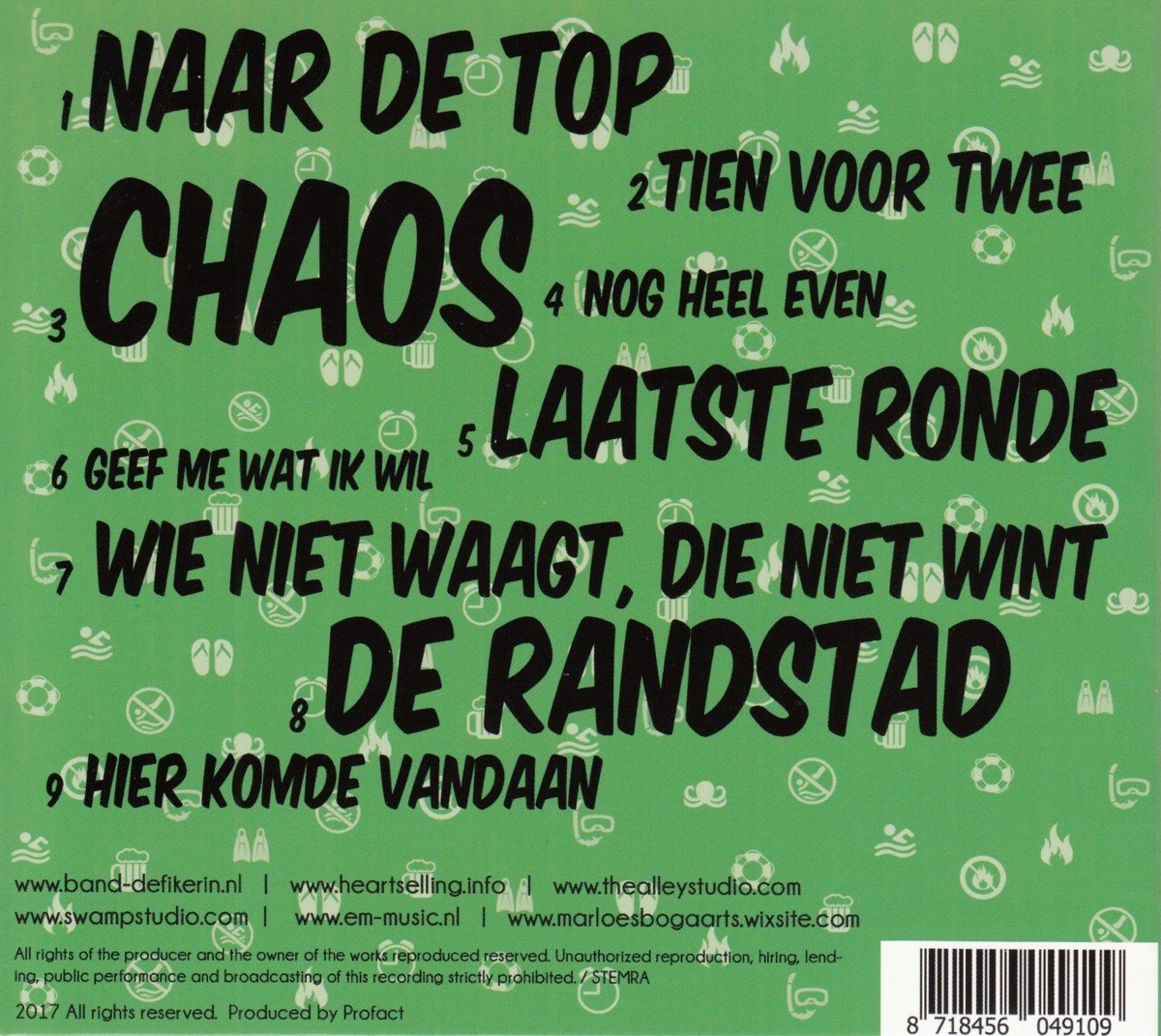 De Fik Erin Wie Niet Waagt, Die Niet Wint (CD), de Fik Erin CD (album) Muziek De Fik Erin Wie Niet Waagt, Die Niet Wint (CD), de Fik Erin CD (album) Muziek
