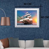 5D Diamond Painting Volwassenen - Volledig Pakket - Inclusief Accessoires - Rond Steentjes - 30X40 CM - Ship