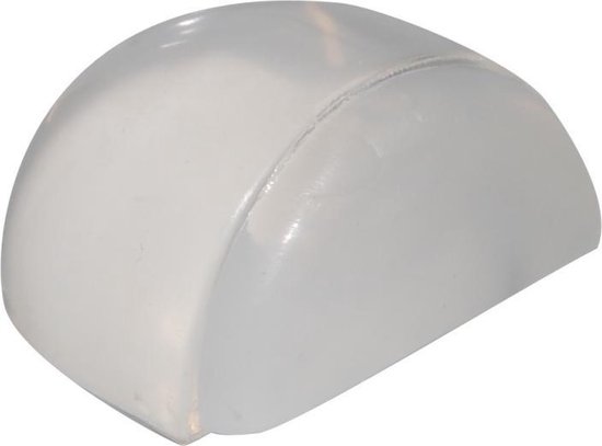 Vloerdeurstopper - Deurstopper - Transparant - Zelfklevend - 40x22 mm - PPC