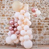 Ginger Ray - A Touch Of Pampas - Pampas, Wit, Perzik en Rose Gouden Ballonboog Decoratie Kit