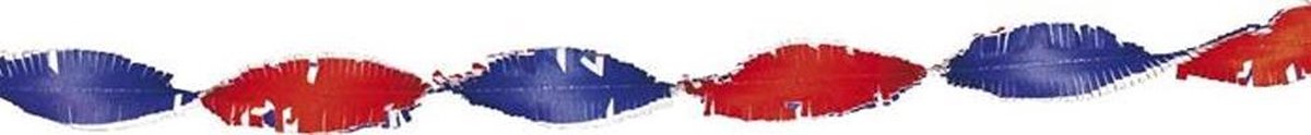 Haza Original Feestslinger Crêpepapier 6 M Blauw/rood