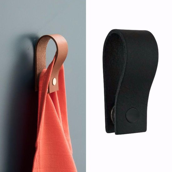 Handles Leren Magneet-lus Handdoek / theedoek