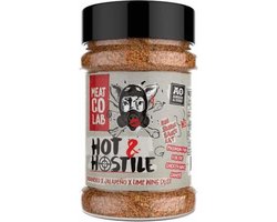 Angus & Oink Hot & Hostile Rub 200 g - Barbecue Kruiden - Kruiden en Specerijen - Rub kruiden
