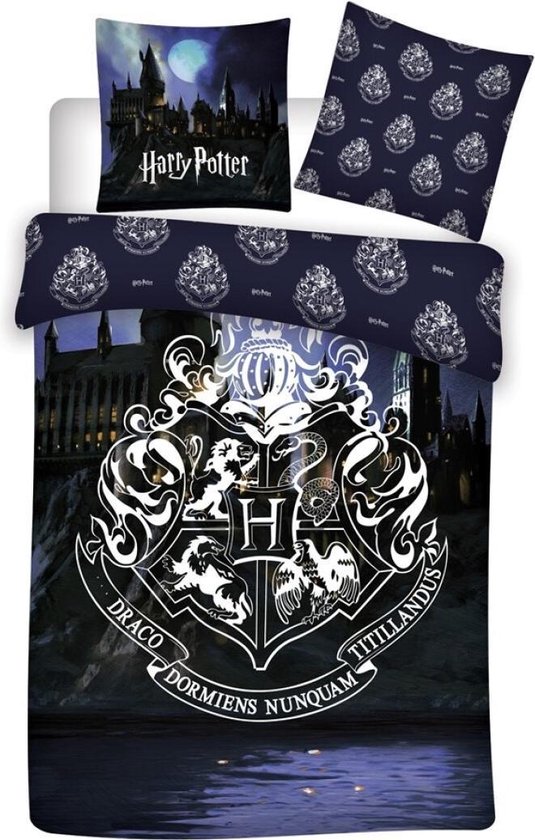 Harry Potter Dekbedovertrek Dark - Lits Jumeaux - 240 x 220 cm - Katoen |  bol.com