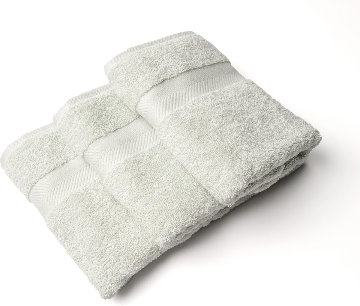 Casilin Royal Touch - Gastendoekje - Licht grijs - 40 x 70 cm - Set van 3