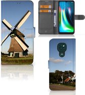 GSM Hoesje Motorola Moto G9 Play | E7 Plus Mobiel Bookcase Molen