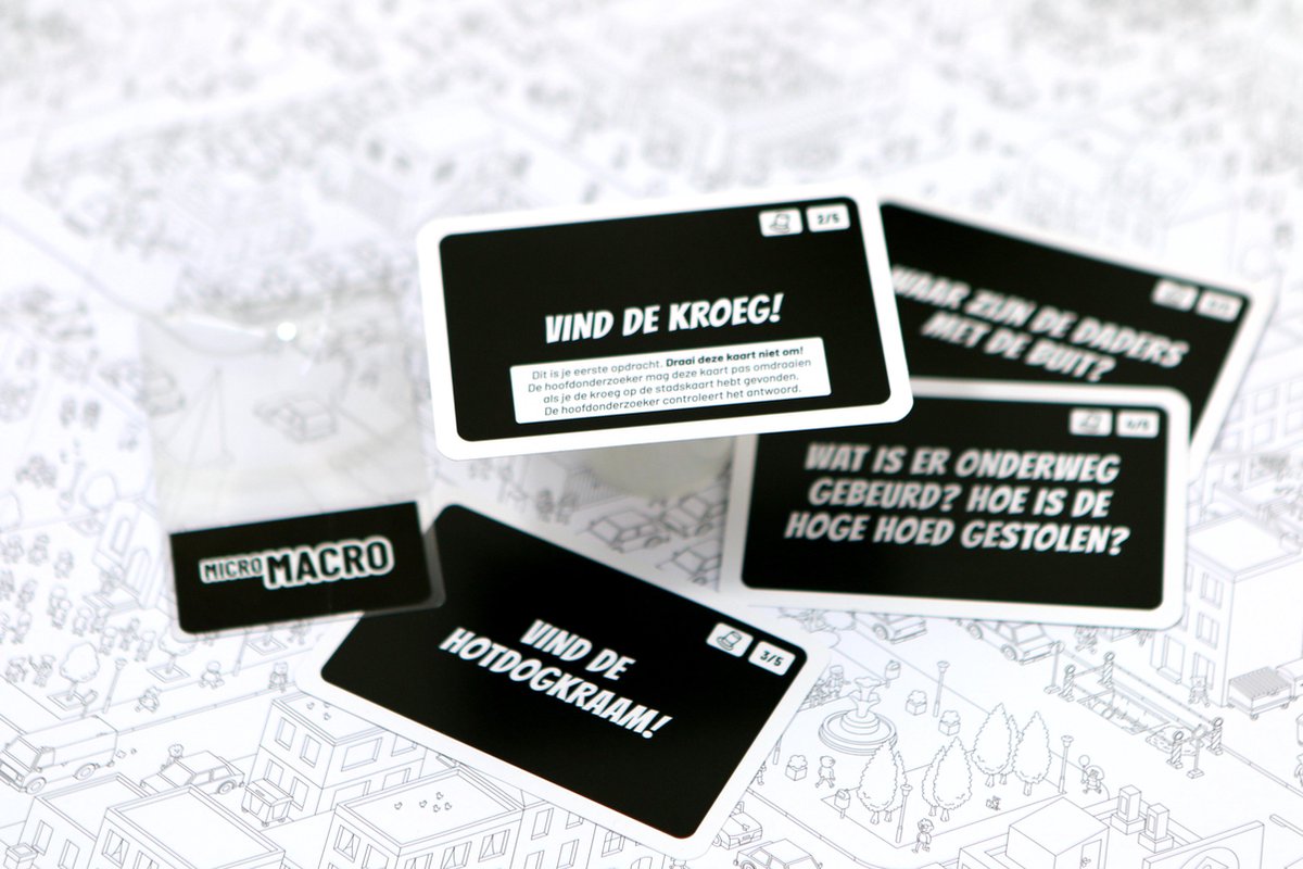 White Goblin Games - MicroMacro: Crime City - Coöperatiefspel - 1 tot 4 spelers - Samenwerken - los nu 16 misdaden op - Vanaf 10 jaar — afbeelding 16