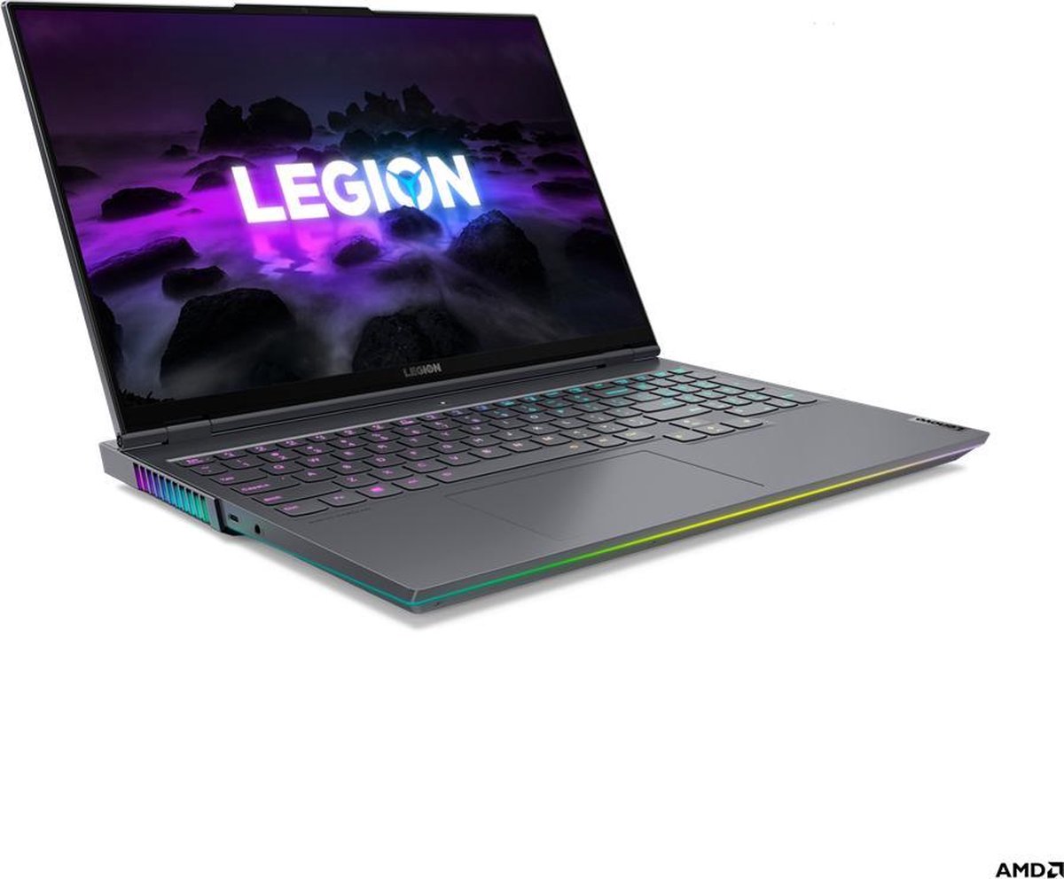 Lenovo Legion 7 Notebook 40,6 cm (16") WQXGA AMD Ryzen 7 16 GB DDR4-SDRAM 1000 GB SSD NVIDIA GeForce RTX 3080 Wi-Fi 6 (802.11ax) Windows 11 Home Grijs