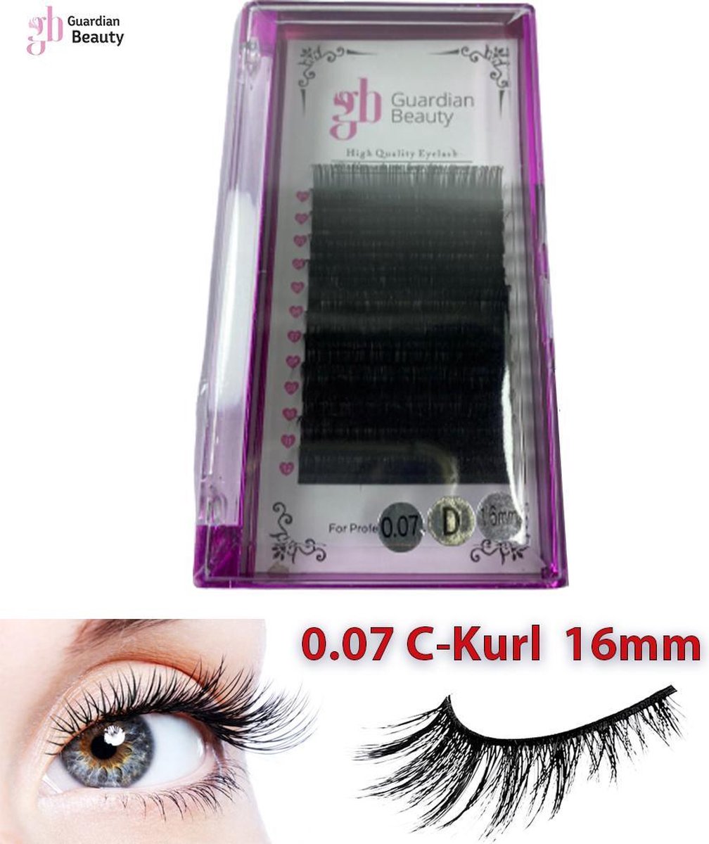 Wimpers Extension 16mm 0.07 C krul | Eyelashes | Wimpers | Wimperextensions