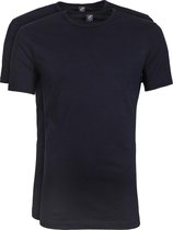 Suitable - T-shirt Navy O-Hals Ota 2 Pack - Maat XL - Modern-fit