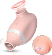 2 in 1 Luchtdruk en Bef Vibrator - Zuigende en Likkende vibrator - Tong Vibrator