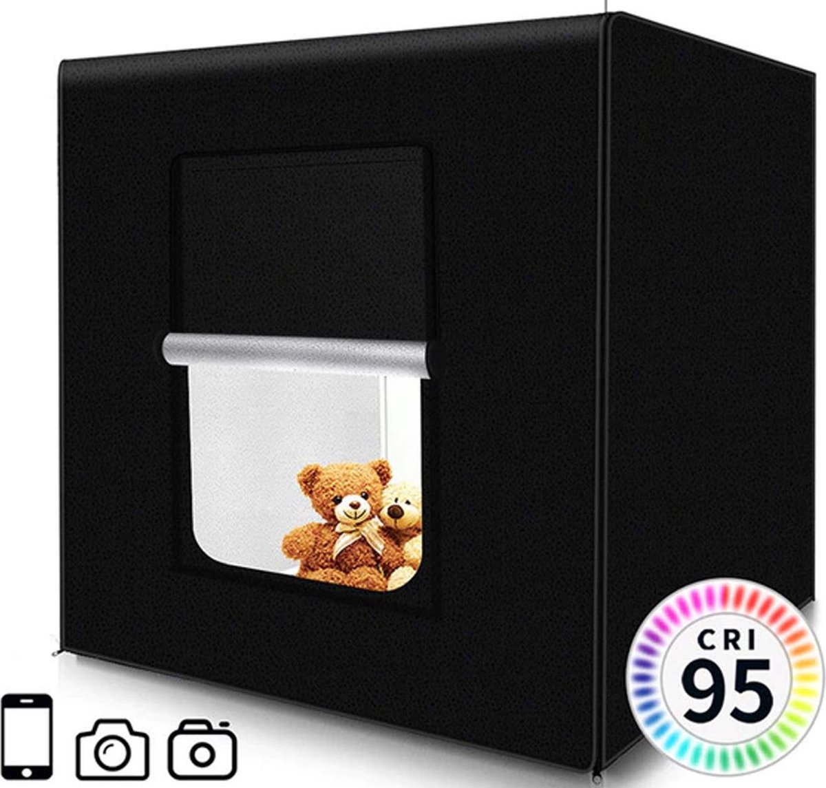 Light Box Große Fotobox 60x60cm Lichtzelt Für Produktfotografie, Inkl Akt Fotografie