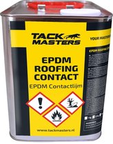 Tackmasters - EPDM contactlijm - 5 Liter Blik - EPDM roofing contact - EPDM - EPDM dak - EPDM folie - Europees EPDM - Amerikaans EPDM - Lijm - Daklijm - Contactlijm - Contactlijm i