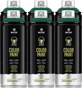 MTN PRO Color Paint RAL Spuitverf - 6 stuks - Moss Green - 400ml