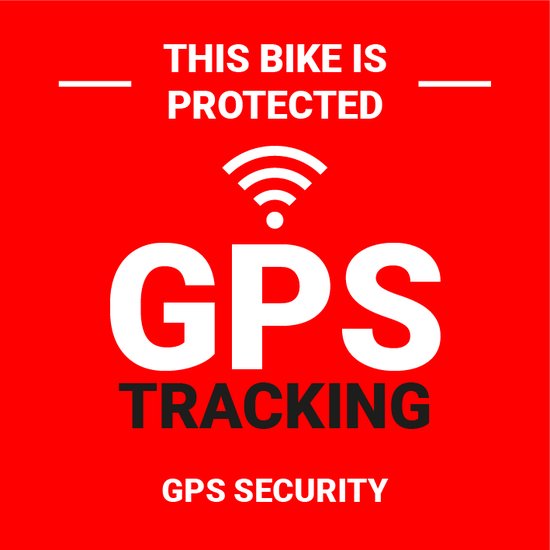 GPS protected sticker 100 x 100 mm | bol