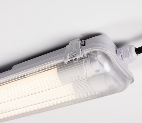 Éclairage LED TL avec luminaire - Set de deux lampes TL avec bande LED - 45W - 4300LM - 150CM
