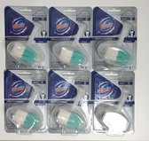 Glorix Pro Formula Toiletblok - Ocean Fresh - Professional - blokje van 40 gram - Voordeel set van 6 stuks