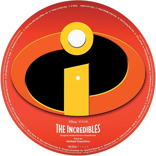 Foto: Michael giacchino the incredibles lp limited edition picture disc original soundtrack 