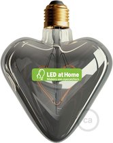 LEDatHOME - LED-lamp - rokerig grijs hart - 5W E27 Dimbaar 2000K