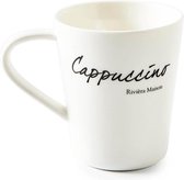 Riviera Maison Mok Met Tekst - Classic Cappuccino Mug - Wit - 1 stuks