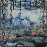 Goebel - Claude Monet | Decoratieve schaal Waterlelies met wilg | Porselein - 16cm - met echt goud