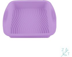ZijTak - Bakvorm Vierkant - Bakblik - Koekbakvorm - Silicone - Brownie - Granola repen - Bakken  - Pastel paar