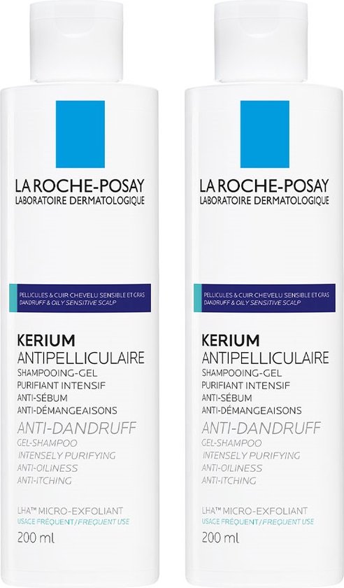 La Roche-Posay Kerium gel-shampoo vette schilfers | bol