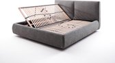 Atesio gestoffeerd bed incl. matras Bari 180 cm met opbergruimte