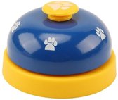 HMerch™ Hondenbel speeltje voor je hond - Bel voor honden - Hondentraining - Blauw Geel - Hondencadeau