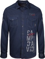 Camp David ® overhemd in workerstijl met artwork