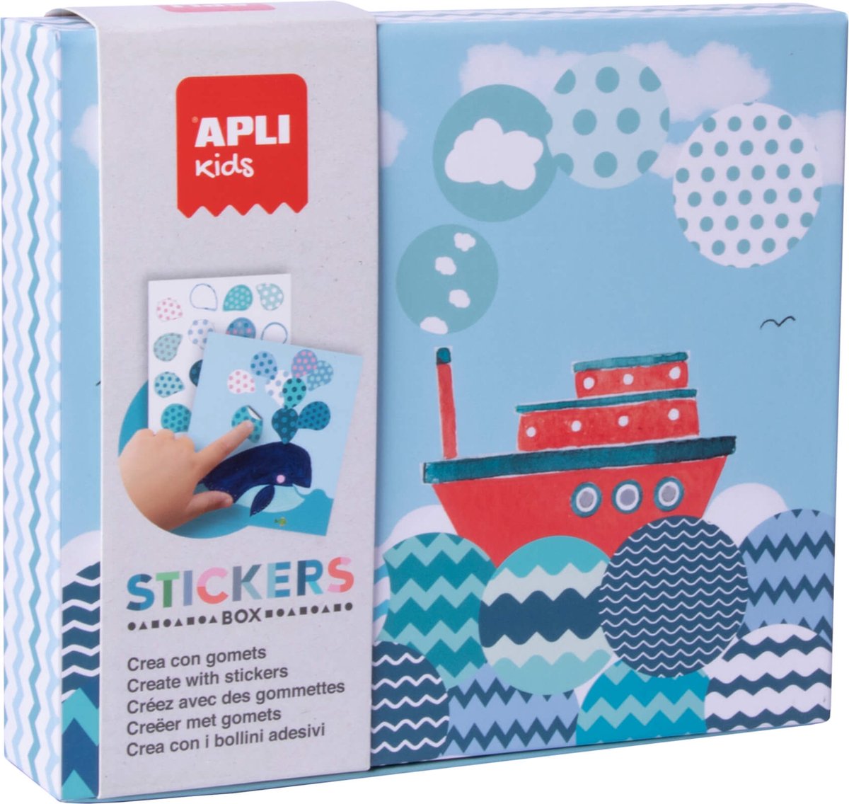 APLI Kids Stickerspel Boot