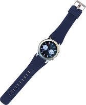 By Qubix Siliconen bandje - Samsung Gear S3 - Donker blauw - Large