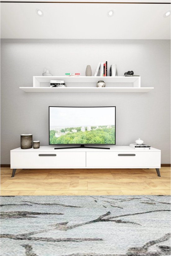 Wood House TV Meubel Sinetra - Tv-kast - Tv Lowboard - Tv-tafel - Tv  Meubels - Hout en... | bol.com