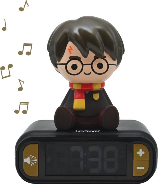Radioklok Lexibook Harry Potter 3D met geluid van Merkloos — afbeelding 4