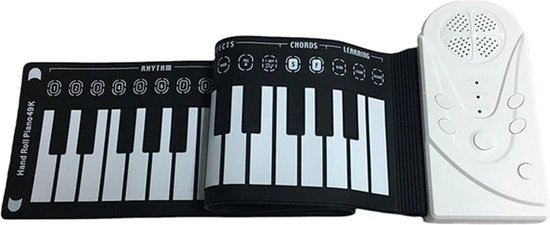Clavier électronique piano, souple en silicone portable 61 touches  enroulable flexible piano numérique de musique pour enfants