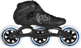 Powerslide Finale 125 Skeeler Inlineskates - Maat 43 - Unisex - zwart - grijs