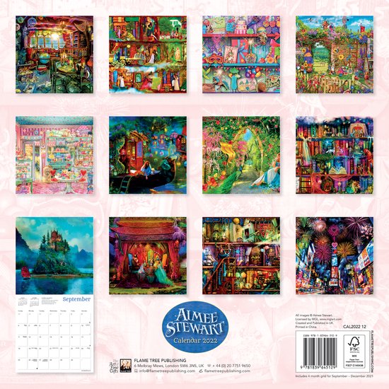 Aimee Stewart Wall Calendar 2022 (Art Calendar)