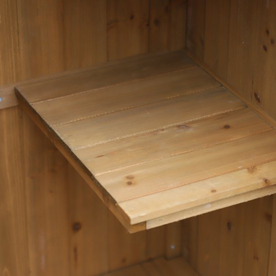 Tuinhuis / Berging Greven 02, In Lichtgrijs, 18 Mm Prefab Elementenbouw Tuinkast Gereedschapsschuur Bruikbare Oppervlakte 3 27 M Plat Dak Massief Houten Dubbele Deur 113143