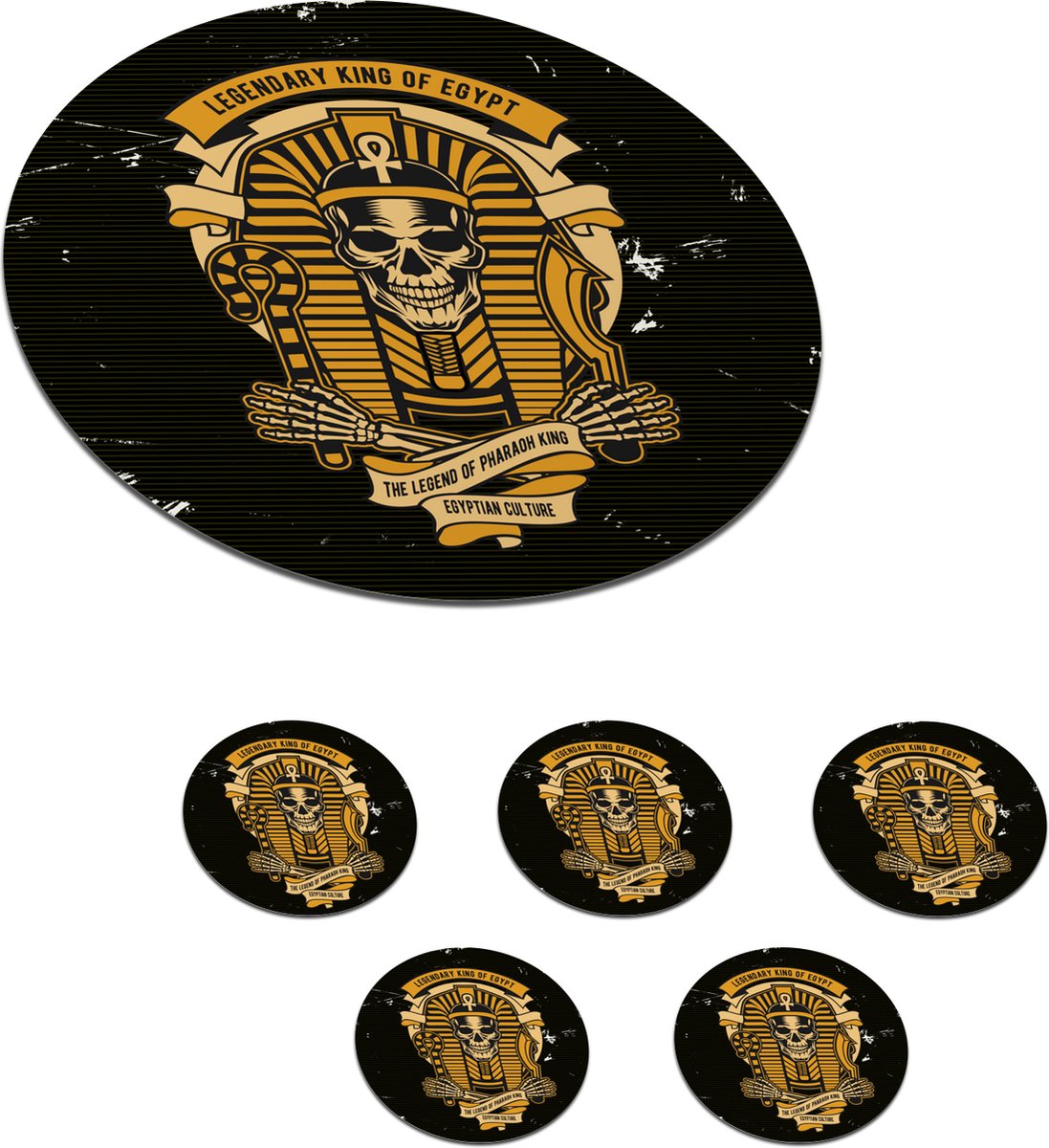 thumbnail: Gebreide Slouch Muts – Paarse Doodskop Print, Unisex, Warm Voor Winter