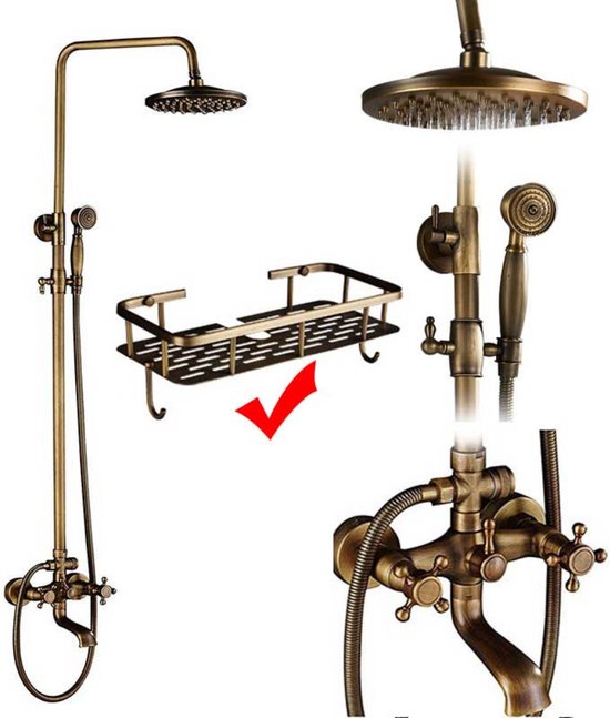 Dakta® Badkamer Kraan Douche Kraan Douchekop Doucheset