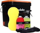 Airolube Car Basics - Le kit idéal pour nettoyer votre voiture ! - À base de plantes - Pack économique