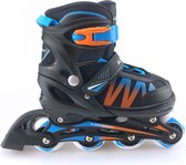 Alert Inline Skates Maat 35-38 Zwart/Blauw/Oranje