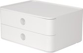 HAN HA-1120-12 Smart-box Allison Met 2 Lades Sneeuw Wit, Stapelbaar