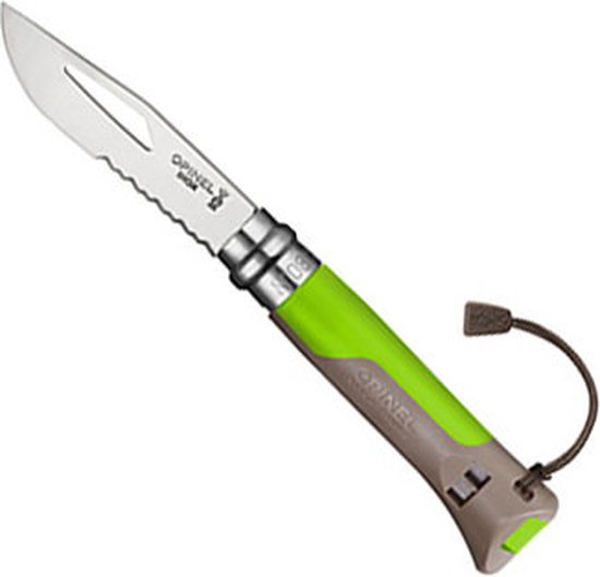 Opinel No. 08 Outdoor Zakmes - RVS - Donkergroen